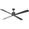 CasaFan ECO NEO III 152 BG-NB/KI Flügel WiFi Nussbaum/Kirsche stropní ventilátor 27 W (Ø x v) 152 cm x 360 mm čedičově šedá s dálkovým ovládáním, s časovačem,