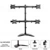 Neomounts držák na stůl pro monitor NM-D335D4BLACK 4 Displej: (s) 25,4 cm (10) - 68,6 cm (27) černá naklápěcí, nakláněcí