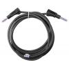 Mueller Electric BU-2323-10-79-0 měřicí kabel banánková zástrčka 4 mm banánková zástrčka 4 mm 2 m černá 1 ks