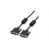 Roline, A: Vnější DVI-D, B: Vnější DVI-I 7.5 m Kabel DVI, Černá Roline, A: Vnější DVI-D, B: Vnější DVI-I 7.5 m Kabel DVI, Černá
