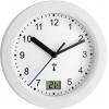TFA Dostmann 60.3501 DCF nástěnné hodiny 17.5 cm x 5.5 cm bílá vhodné do koupelny / vlhkého prostoru