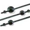 Stahovací páska Nerozpojitelné 150-15493 T80RSFT-PA66HS-BK 190 mm 4.6mm Černá Nylon 66 HellermannTyton