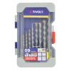 Vrták, Carbure Facettes, počet kusů: 9 Tivoly Matriční odolnost, Železobeton, max. velikost: 12 mm, min. velikost: 3 mm