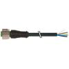 Kabel ovladače snímače, A: Vnitřní, A: Rovný 5, B: Volný konec kabelu, 125V, IP65, řada: 7000 Murrelektronik Limited 5 m