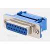D-SUB zásuvka DS1036-15FPU2PX-YT, na plochý kabel, 15 pinů