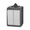 Instalační spínač nástěnný 3553-05929S, IP44, 10 A / 250 V Instalační spínač nástěnný 3553-05929S, IP44, 10 A / 250 V