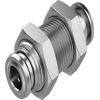 Festo Armatura zátky, řada: NPQR Vysoce legovaná nerezová ocel, 8085730, 6 mm, 6 mm Trubka Potravinářský stupeň Festo Armatura zátky, řada: NPQR Vysoce legovaná nerezová ocel, 8085730, 6 mm, 6 mm Trubka Potravinářský stupeň