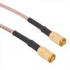 Koaxiální kabel, řada: SMB RG316, Průhledné 1 m 50 Ω Amphenol RF S koncovkou Koaxiální kabel, řada: SMB RG316, Průhledné 1 m 50 Ω Amphenol RF S koncovkou