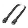 Phoenix Contact Kabel USB Vnější, A: USB typu C, 300 mm Vnější, Černá, B: USB typu C Phoenix Contact Kabel USB Vnější, A: USB typu C, 300 mm Vnější, Černá, B: USB typu C