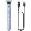 Philips Bodycare OneBlade 1st Shave QP1324/20 zastřihovač nosních chloupků nebeská modř