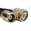 Koaxiální kabel, řada: TNC LLC200A, Černá Polyvinylchlorid, vnější průměr: 5 mm OD 25 m 50 Ω Siretta S koncovkou