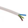RS PRO Napájecí kabel 3žilový 50 m Polyvinylchlorid plášť, Bílá, vnější průměr: 6.7 mm OD, 300V 70 °C RS PRO Napájecí kabel 3žilový 50 m Polyvinylchlorid plášť, Bílá, vnější průměr: 6.7 mm OD, 300V 70 °C