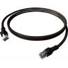 Easylan CPP1OSASAS0010 RJ45 síťové kabely, propojovací kabely CAT 6A S/FTP 1.00 m černá dvoužilový stíněný, bez halogenů, samozhášecí 1 ks Easylan CPP1OSASAS0010 RJ45 síťové kabely, propojovací kabely CAT 6A S/FTP 1.00 m černá dvoužilový stíněný, bez halogenů, samozhášecí 1 ks