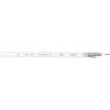Interkabel AC 100-100 koaxiální kabel, vnější Ø: 6.90 mm, 75 Ω, 120 dB, bílá, 100 m