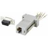 TRU COMPONENTS D-SUB adaptér D-SUB zásuvka 9pólová - RJ45 zásuvka 1 ks TRU COMPONENTS D-SUB adaptér D-SUB zásuvka 9pólová - RJ45 zásuvka 1 ks