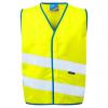 Leo Workwear Žlutá Recyklovaný polyester Reflexní vesta pro juniory XS Leo Workwear Žlutá Recyklovaný polyester Reflexní vesta pro juniory XS
