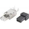 Mini USB-Stecker 2.0 zástrčka, rovná 10120251 Mitsumi USB B 10120251 BKL Electronic Množství: 1 ks