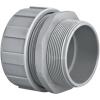 HellermannTyton 166-40707 PSR40-S-M40 hadicová spojka šedá M40 35.40 mm rovná 1 ks