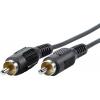 Value cinch audio kabel [1x cinch zástrčka - 1x cinch zástrčka] 2.50 m černá