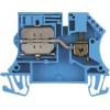 W-Series, Neutral conductor disconnect terminal, Rated cross-section: 4 mm&sup2;, Busbar connection, Direct mounting Weidmüller WNT 4 10X3, modrá, 100 ks