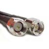 Koaxiální kabel, řada: SMA LLC200A, Černá Polyvinylchlorid, vnější průměr: 5 mm OD 10 m 50 Ω Siretta S koncovkou