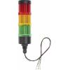 TRU COMPONENTS signální sloupek TC-12835340 TC-HBJD-55A-D/3/RYG/24V/IP65 LED červená, žlutá, zelená 1 ks