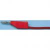 Staubli Zkušební kabel s konektorem, Červená 10A, délka kabelů: 1 m, 30 V ac, 60 V dc, Silikon Staubli Zkušební kabel s konektorem, Červená 10A, délka kabelů: 1 m, 30 V ac, 60 V dc, Silikon
