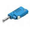Electro PJP Zkušební vodič, 4 mm, 30V, 60 V, 36A, Modrá, Vnější, délka: 58.6 mm, pokovení kontaktu: Nikl Zástrčka Electro PJP Zkušební vodič, 4 mm, 30V, 60 V, 36A, Modrá, Vnější, délka: 58.6 mm, pokovení kontaktu: Nikl Zástrčka