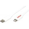 Roline USB kabel USB 2.0 USB-C ® zástrčka, Apple Lightning konektor 1.00 m bílá stíněný 11.02.8335 Roline USB kabel USB 2.0 USB-C ® zástrčka, Apple Lightning konektor 1.00 m bílá stíněný 11.02.8335