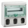 Elektrická skříň Mureva 1 160 mm Hladký 91 mm Polymer Světle šedá IEC 340mm Schneider Electric IP65 Povrch 335 mm