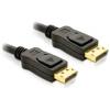 Delock DisplayPort kabel Konektor DisplayPort 5 m černá 82425 4K UHD, kroucený , pozlacené kontakty, třížilový stíněný Kabel DisplayPort Delock DisplayPort kabel Konektor DisplayPort 5 m černá 82425 4K UHD, kroucený , pozlacené kontakty, třížilový stíněný Kabel DisplayPort