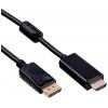 Lyndahl LKHA012 HDMI adaptér [1x HDMI zásuvka - 1x HDMI zástrčka] čern...