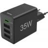 Hama USB nabíječka, USB Power Delivery (USB-PD) , USB-C® zásuvka, 35.00 W, Power Delivery 3.0, černá