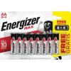 Baterie AA Zinek-oxid manganičitý, Alkalické LR6 1.5 V 2.5 Ah Energizer MAX Energizer Baterie AA Zinek-oxid manganičitý, Alkalické LR6 1.5 V 2.5 Ah Energizer MAX Energizer