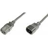 Digitus IEC, napájecí kabel [1x IEC zástrčka C14 10 A - 1x IEC C13 zásuvka 10 A] 1.80 m černá