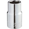 Zásuvka 1/2 in pohon 33 mm 6 bodů, celková délka: 47mm SAM Zásuvka 1/2 in pohon 33 mm 6 bodů, celková délka: 47mm SAM