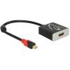 Delock DisplayPort / HDMI kabel DisplayPort zásuvka, Zásuvka HDMI-A 0.2 m černá 62735 4K UHD Kabel DisplayPort Delock DisplayPort / HDMI kabel DisplayPort zásuvka, Zásuvka HDMI-A 0.2 m černá 62735 4K UHD Kabel DisplayPort