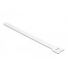 Delock kabelový manažer na suchý zip ke spojování Pro fixaci (d x š) 200 mm x 12 mm bílá 10 ks
