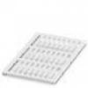 Phoenix Contact 0832103 UCT-WMCO 4,1 (23X4) značení kabelů Druh montáže: přichycení sponami Potisknutelná plocha: 23 x 4 mm bílá Počet markerů: 24 1 ks