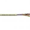 Kroucený párový kabel, řada: UNITRONIC LiYCY, Polyvinylchlorid, 250V 1 mm², chování ohně: Nehořlavost podle IEC Kroucený párový kabel, řada: UNITRONIC LiYCY, Polyvinylchlorid, 250V 1 mm², chování ohně: Nehořlavost podle IEC