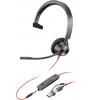 HP Poly Blackwire C3220 Headset uzavřená (Over Ear) kabelová stereo če...