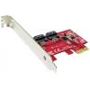 Roline 2 porty SATA řadič PCIe x1 Vhodný pro (SSD): SATA SSD vč. nízkoprofilového krycího plechu na prázdný slot Roline 2 porty SATA řadič PCIe x1 Vhodný pro (SSD): SATA SSD vč. nízkoprofilového krycího plechu na prázdný slot