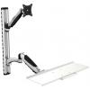 SpeaKa Professional držák na zeď pro monitor SP-MM-730 1 Displej: (s) 43,2 cm (17) - 68,6 cm (27) černá/stříbrná nastavitelná výška, naklápěcí, nakláněcí,