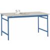 Manuflex BB3061.5007 Servírovací stolek základní stacionárně s Melamin-Tischplatte v briliantově modrá RAL 5007, Šxhxv: 1500 x 800 x 780 mm brilantní modrá Manuflex BB3061.5007 Servírovací stolek základní stacionárně s Melamin-Tischplatte v briliantově modrá RAL 5007, Šxhxv: 1500 x 800 x 780 mm brilantní modrá