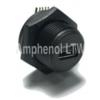 Amphenol Industrial Konektor USB, řada: NUB Vnitřní, počet portů: 1portový, orientace těla: Pravý úhel USB typ B, 100V,