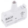 BACO Blok světel, řada: BACO Blok světel 24V Šroub barva Červená LED BACO Blok světel, řada: BACO Blok světel 24V Šroub barva Červená LED