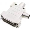 encitech DSSK-M-15-L-K 6260-0106-02 D-SUB pouzdro Pólů: 15 plast, pokovený 180 °, 45 ° stříbrná 1 ks