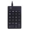 R-GO Tools Numpad Break kabelový číselná klávesnice ergonomická černá