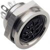 TRU COMPONENTS TC-2504030 DIN kruhový konektor zásuvka, vestavná Pólů: 8 stříbrná 1 ks TRU COMPONENTS TC-2504030 DIN kruhový konektor zásuvka, vestavná Pólů: 8 stříbrná 1 ks