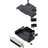 encitech D45PK-P-25-DBP-K 6355-0034-03 sada D-SUB kolíkové lišty 45 ° Pólů: 25 pájecí kalíšek 1 sada